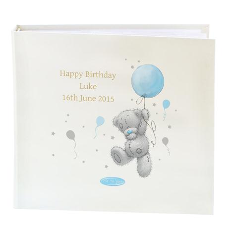 Personalised Me to You Blue Balloon Sleeved Photo Album £29.99